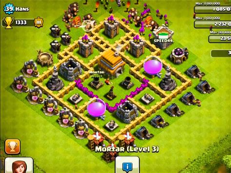 clash of clans level 6 layout